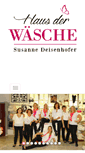 Mobile Screenshot of haus-der-waesche.com